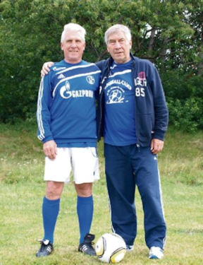 Klaus Fischer mit "Herbi" Krohn